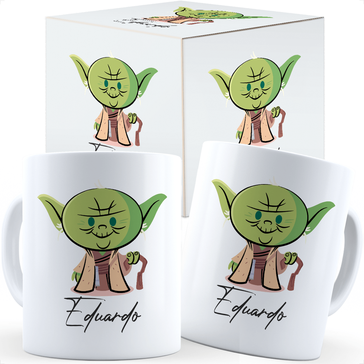 Caneca Personalizada Yoda Star Wars - Faça ou Não Faça